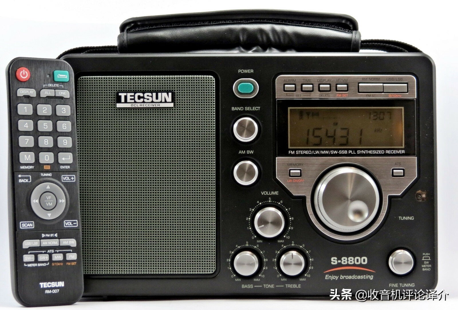 大便携式收音机的较量——德生S8800与美国伊顿FieldBT对比评测