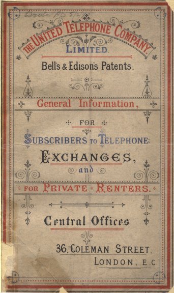 英国电话机原型,英国的电话机