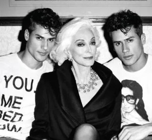 超模女王卡门：三次婚姻不幸，83岁有小鲜肉男友，89岁还上台走秀