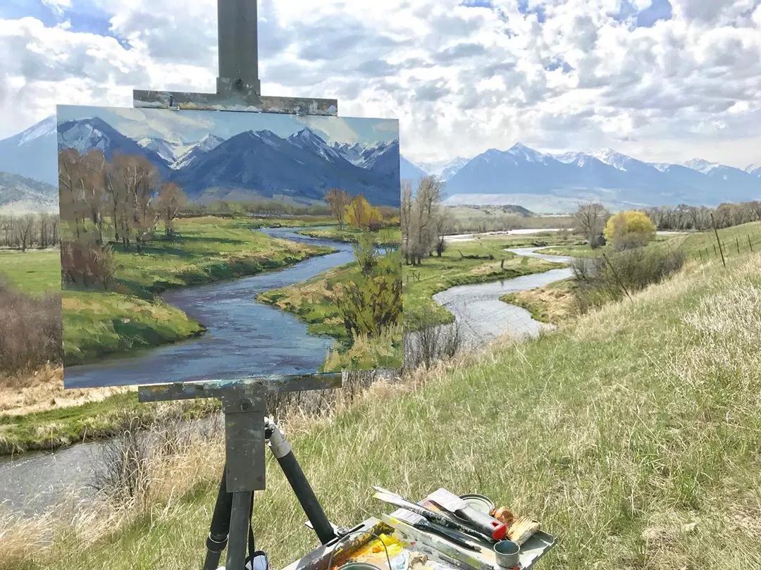 简单又好画的风景写生,最真实的写生画