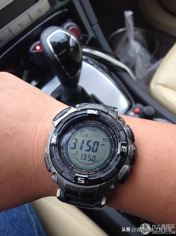 卡西欧prg-130t调节表带,卡西欧prg-40钛合金登山表