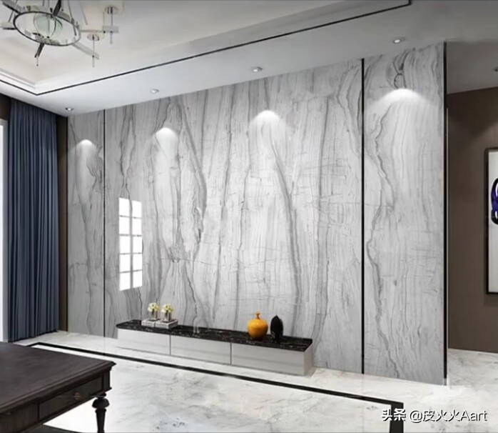 没有豪华的装修却有很美的背景墙,复式背景墙怎么装修才高档