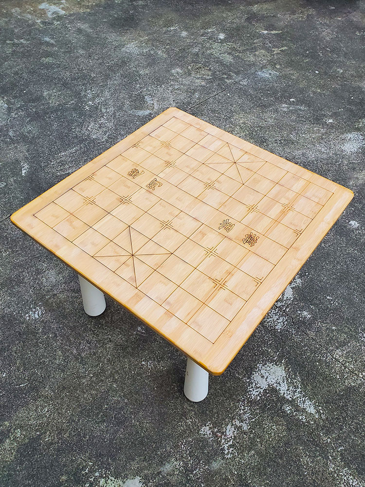 楠竹棋盘和碳化棋盘的区别,楠竹棋盘与木质棋盘