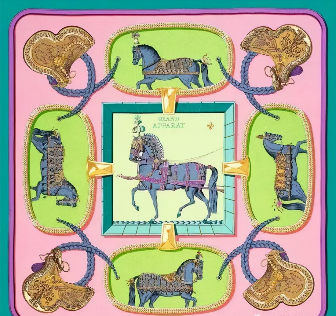 最喜欢的一条爱马仕丝巾,时尚必备独特设计的基础丝巾推荐