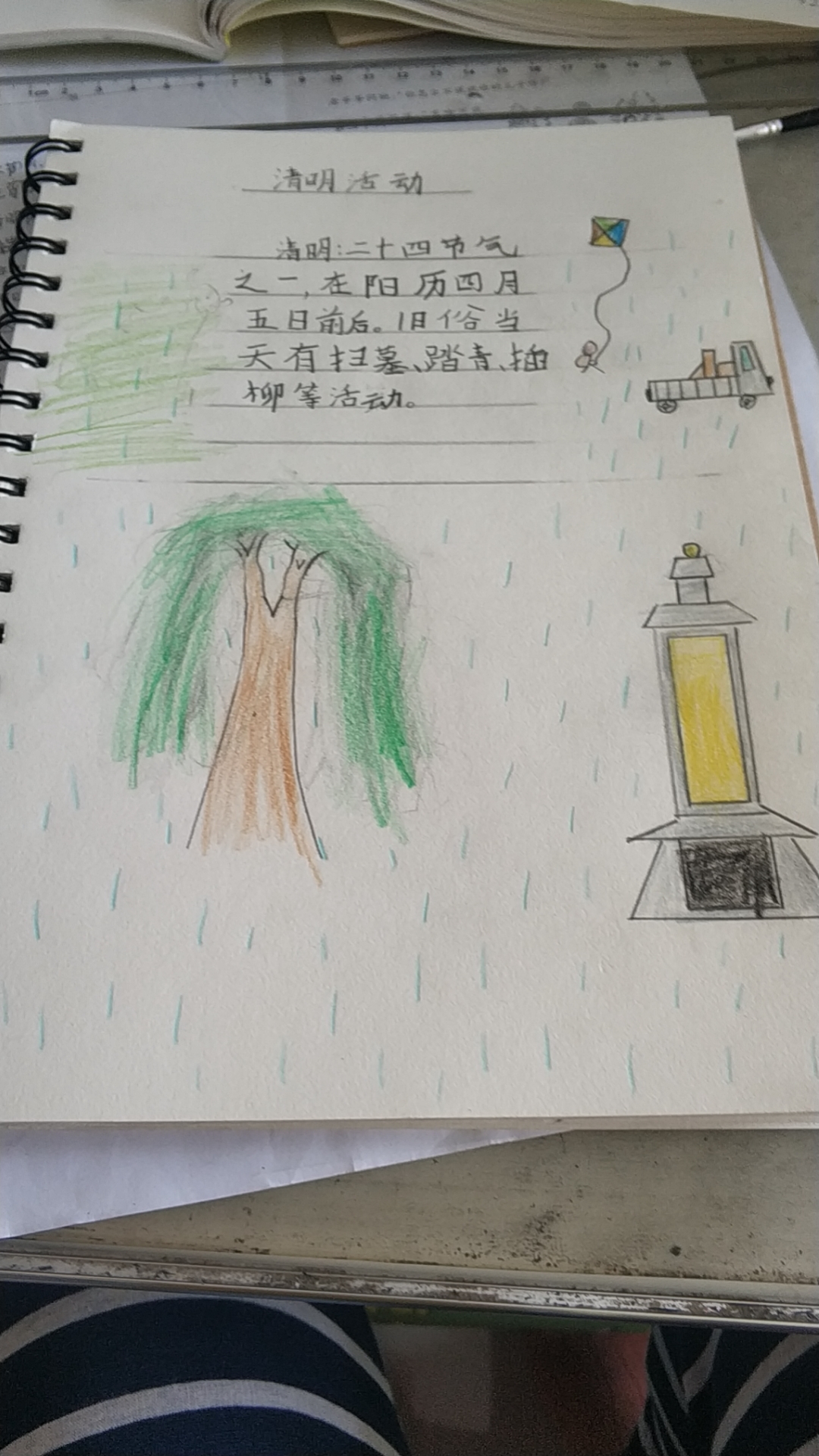 城关中学清明节手抄报,西庄小学清明节手抄报