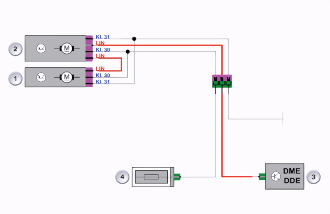 宝马新3系换百叶窗电机匹配方法,宝马水箱百叶窗维修模式