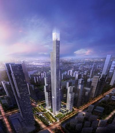 南京河西超高层最新进度,南京最高的十座高楼