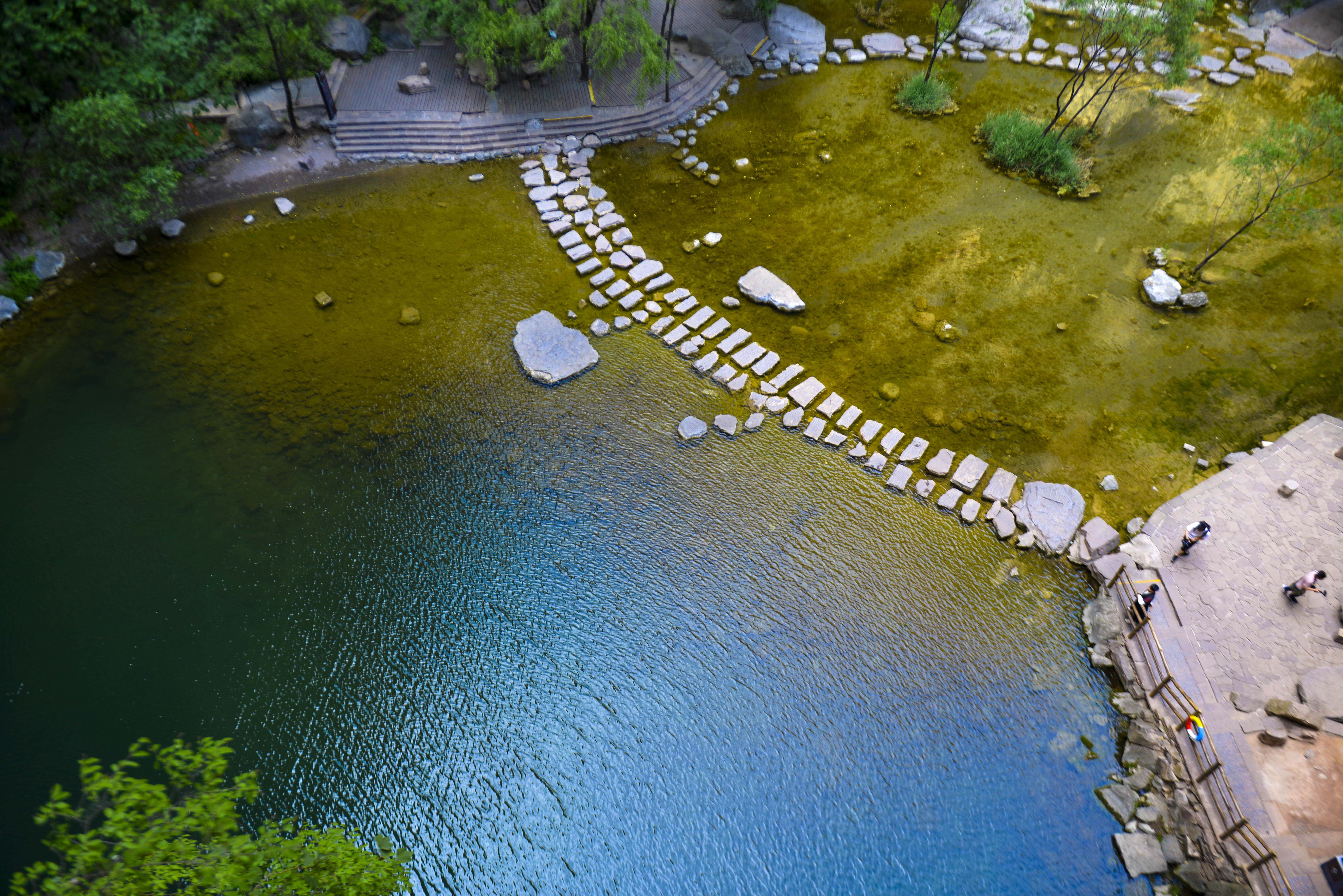 来到这里，我承认我腿有些软，但我还是痴迷于它的美