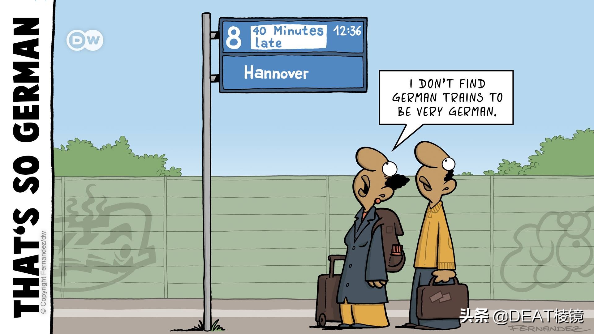 德国人的圣诞树，可能是啤酒瓶做的——漫画家笔下的德国人