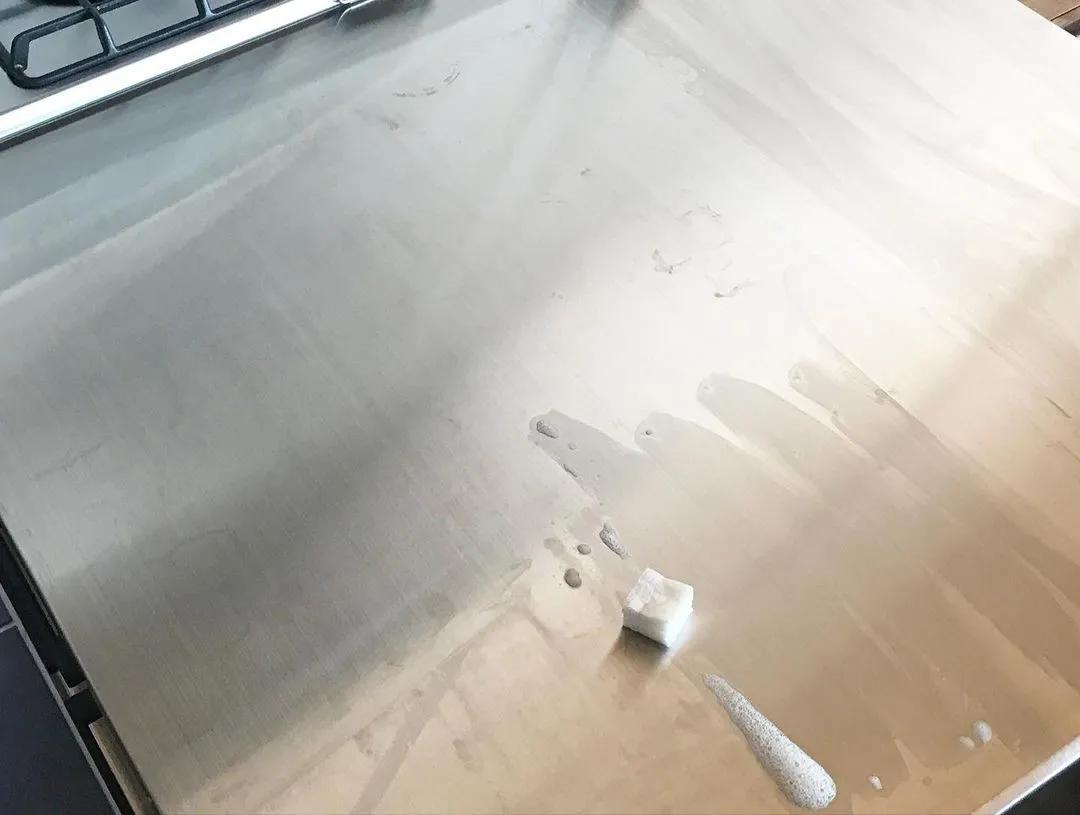 高颜值不锈钢台面橱柜,不锈钢大理石橱柜