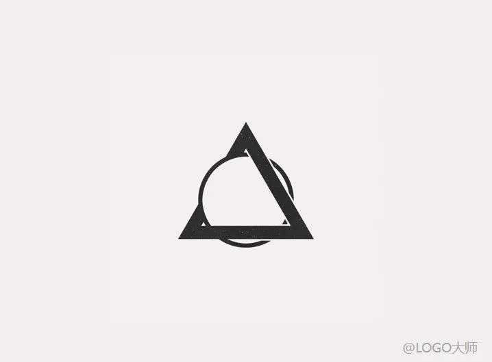 三角形元素logo,心形元素创意logo设计欣赏