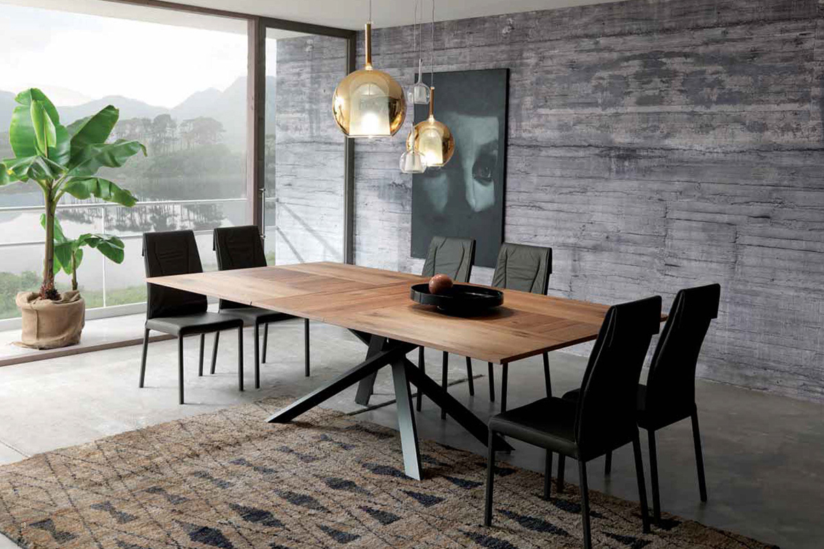 实木圆餐桌椅效果图,阳光家具实木餐桌椅