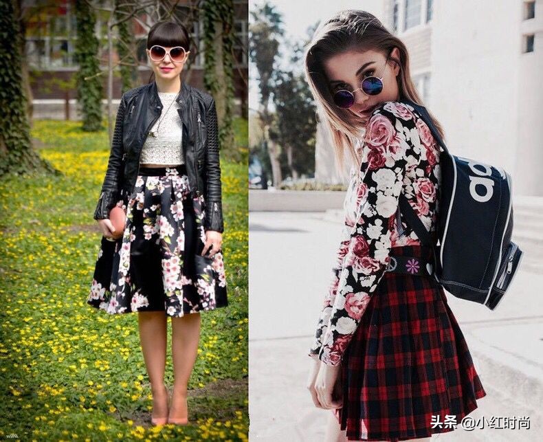 春夏碎花单品怎么搭配衣服,小碎花的正确搭配尽显少女气质
