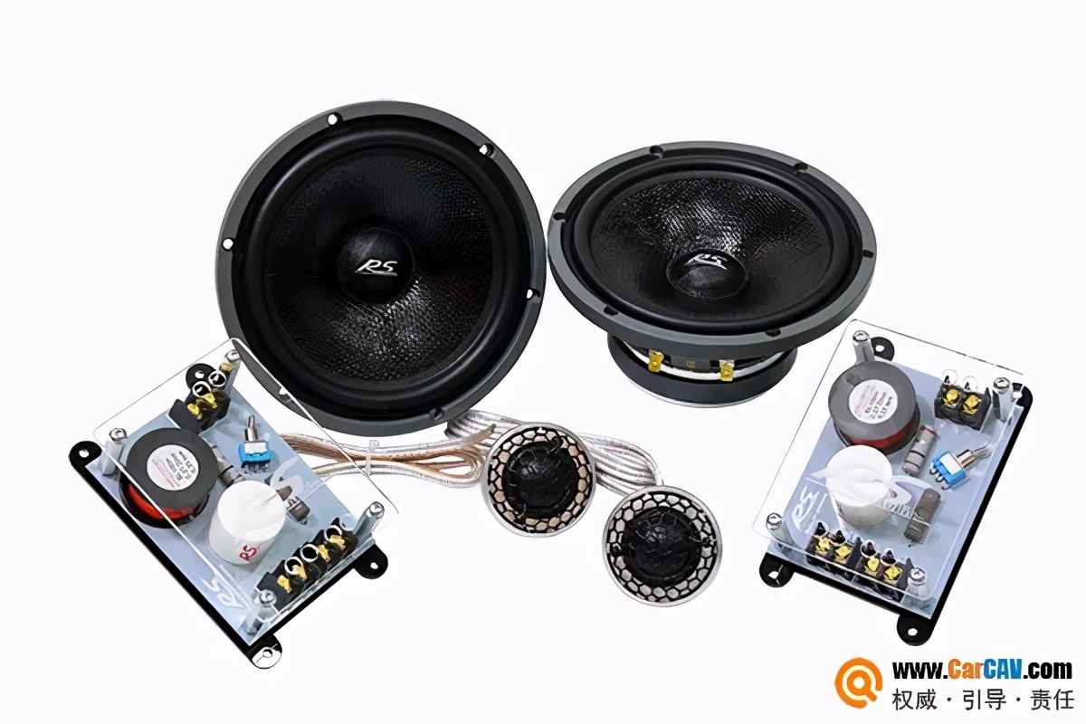 德国rs新能量两分频喇叭效果,汽车音响德国rs高端喇叭
