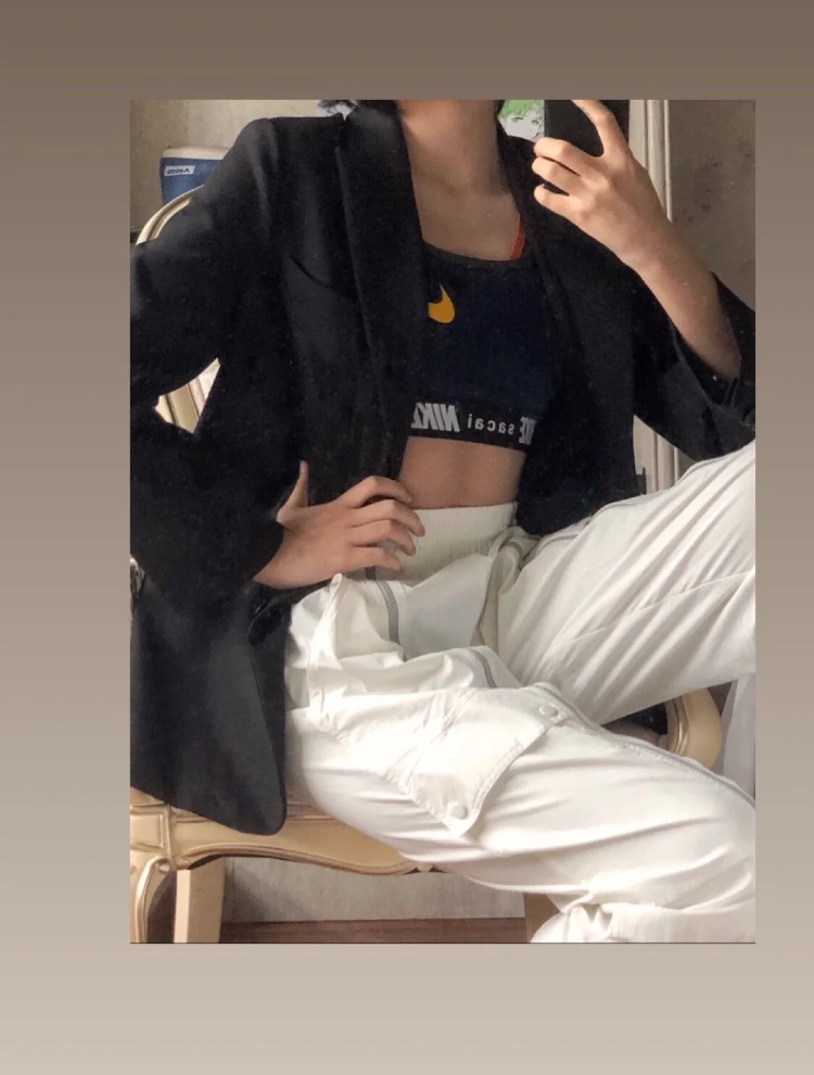 健身房穿搭内衣,健身房nike穿搭173cm