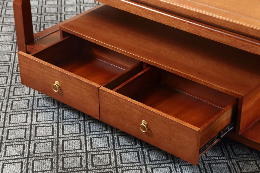 海棠木实木家具系列,海棠木新中式