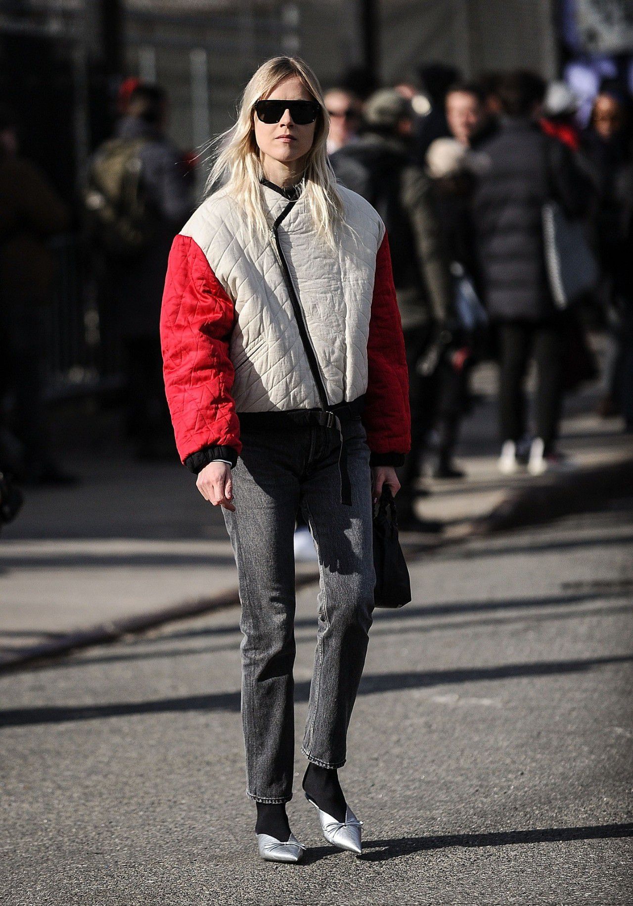 150斤面包服显瘦,面包服加直筒裤