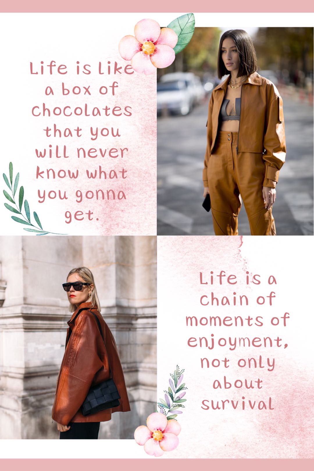 又高又瘦中长款皮衣怎么穿最好看,黑色超长款皮衣怎么搭配才显高级