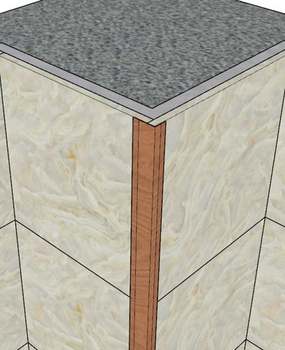 瓷砖倒角和阳角效果图,瓷砖阳角的几大收边方法