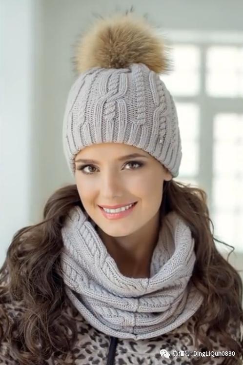 针织洋气气质帽子,针织帽子创意爆款