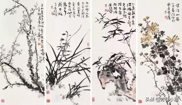 梅兰竹菊敬君子完整版,梅兰竹菊称君子下半句