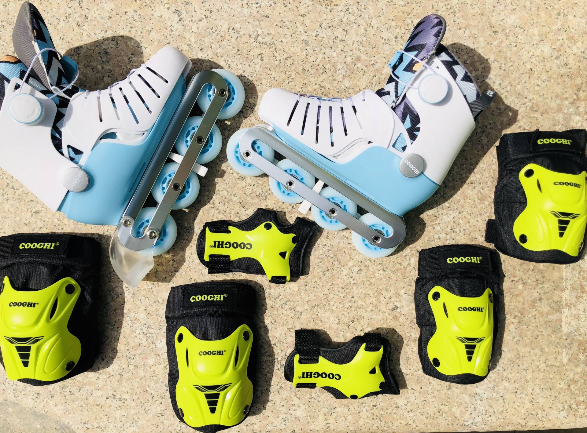 轮滑鞋5-12岁初学者酷骑,cooghi酷骑儿童轮滑鞋测评