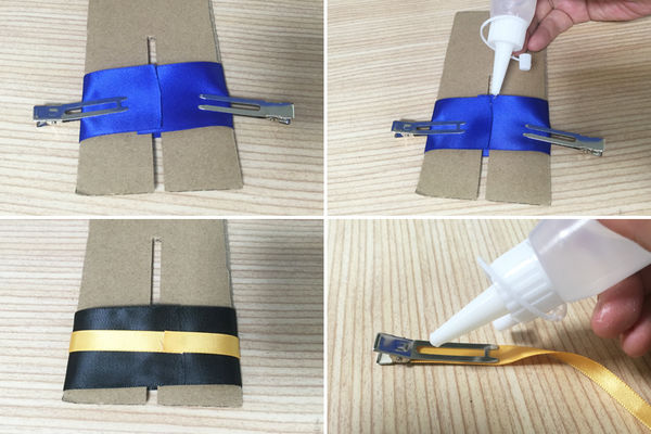 褶皱纸发饰蝴蝶结,怎么做立体蝴蝶结头饰教程