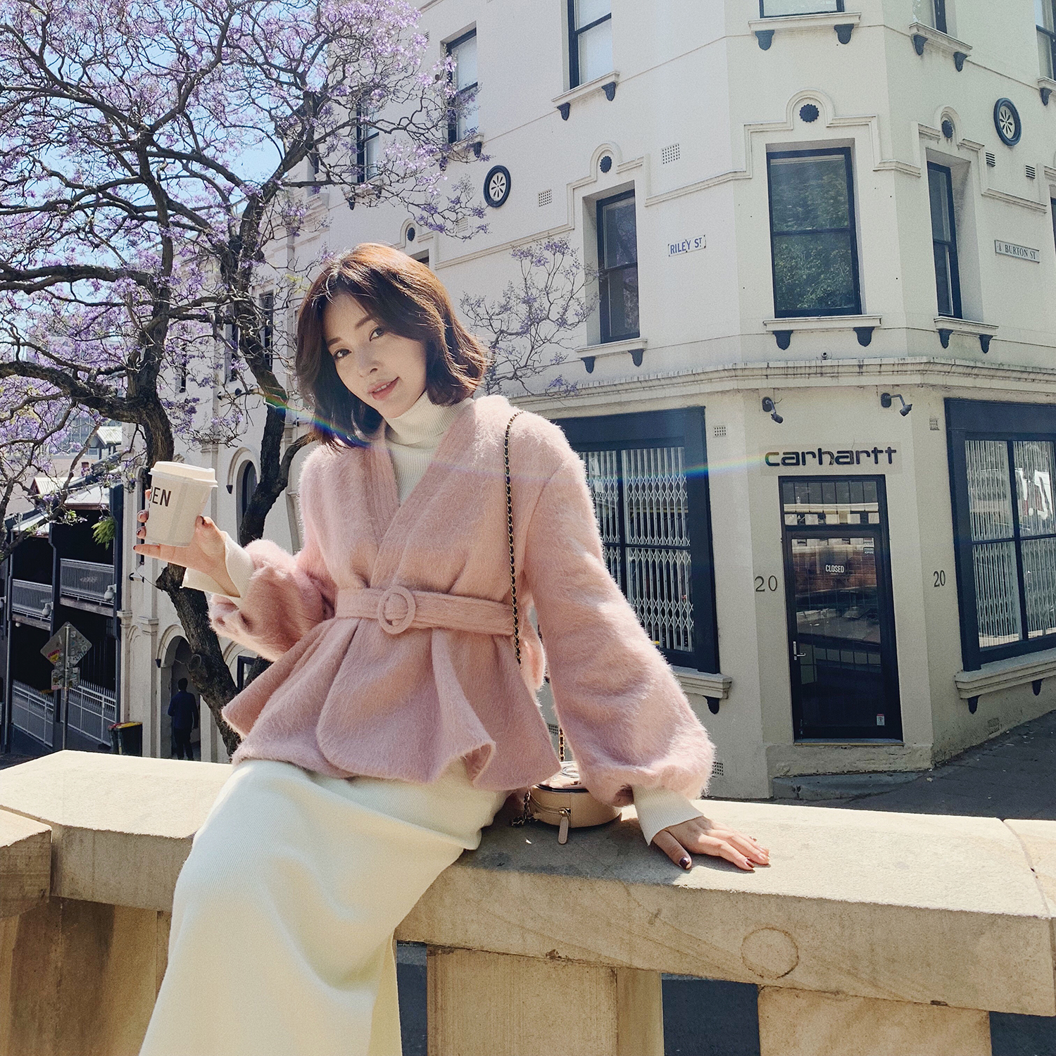 毛呢外套好看显瘦冬季必备,毛呢外套百搭时尚减龄显瘦长款