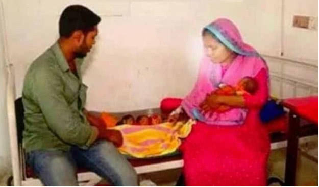 女子在医院生完双胞胎却只有一个,产妇怀的龙凤胎医生说只生一胎