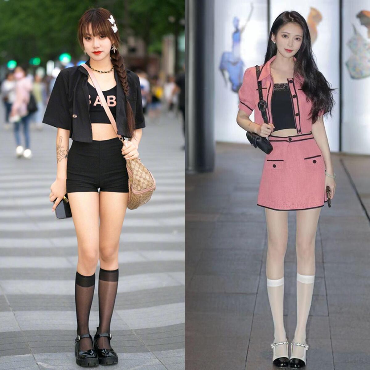 凉鞋袜子怎么穿显腿长,凉鞋防滑防晒袜