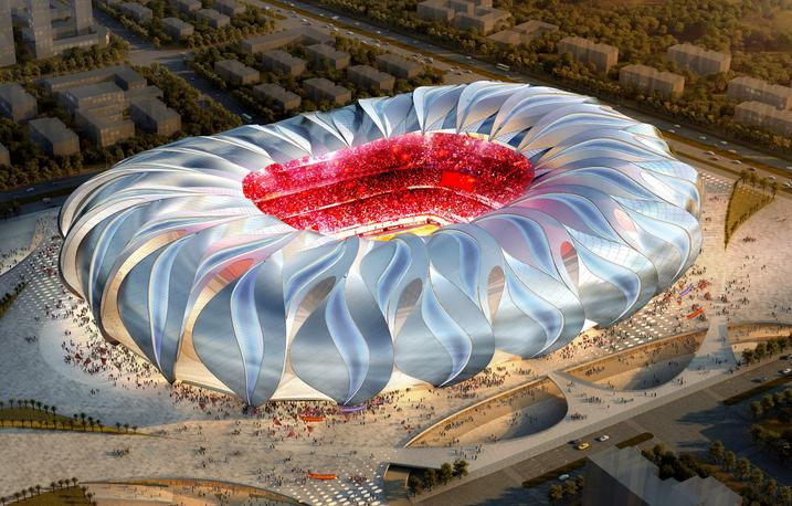 曝恒大足球场仍会建成专业足球场,恒大10万人专业足球场规划