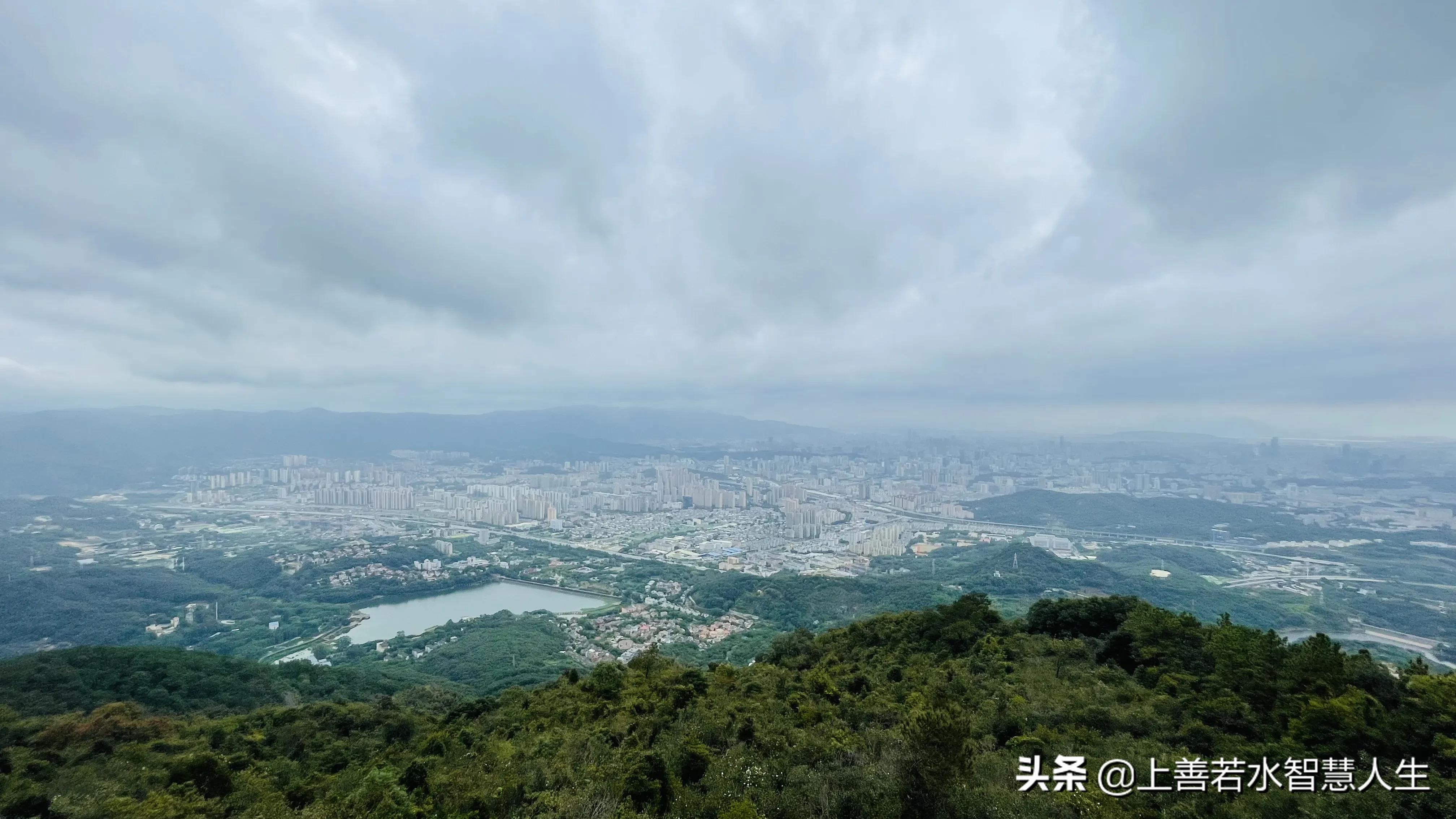 福州湖顶山观景平台风景,湖顶山观景台福州又一处登山美景