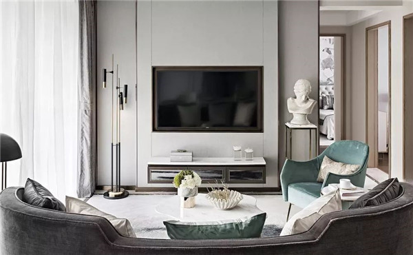沈阳月星国际城185平:精致且精彩的空间氛围感现代轻奢风格家居