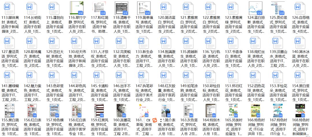 求职必备超实用简历,一份免费的简历求职模板