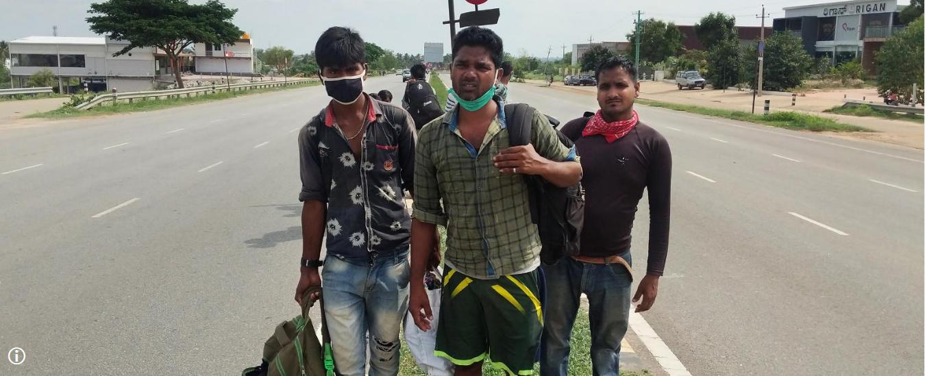疫情来了，道路封了，印度农民工十天徒步2000公里回家