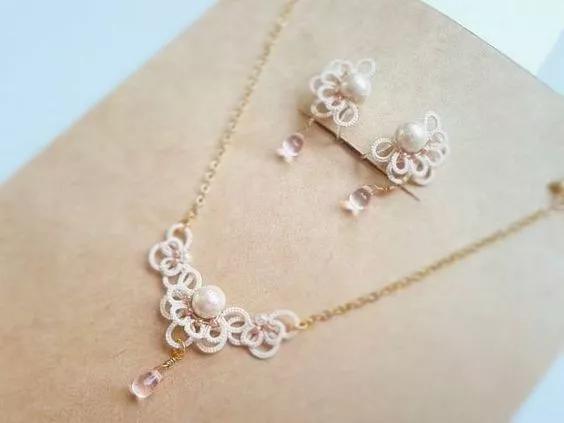 全银饰手工编织手链教程,银线编项链教程