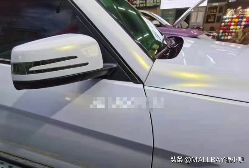 奔驰glk300改色双拼,奔驰glk300最美改色