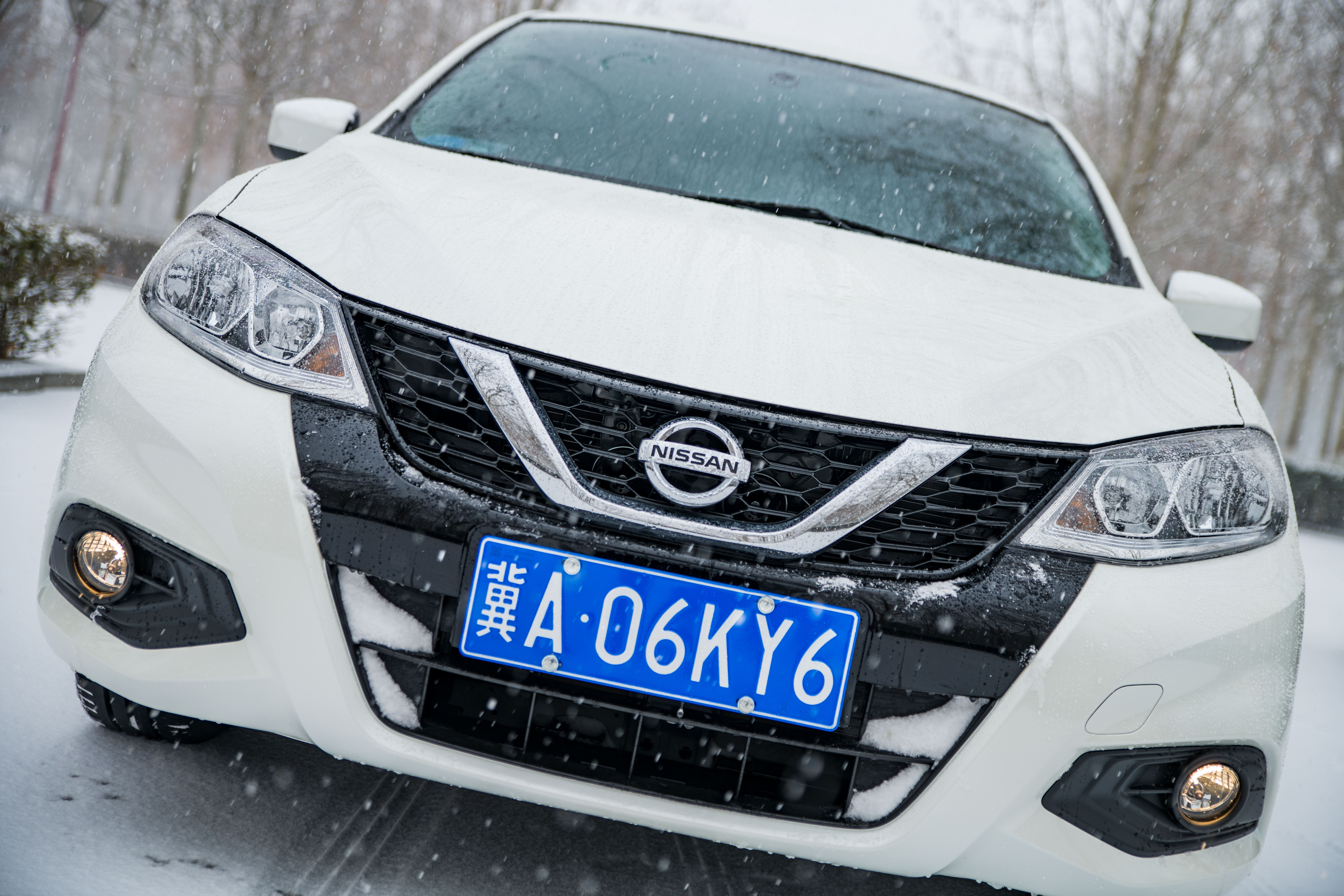 骐达拍的行车风景,骐达下雪天