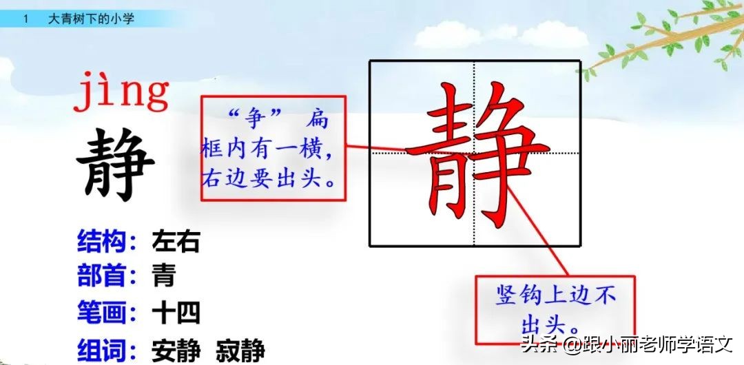 大青树下的小学重点知识点,大青树下的小学重点知识梳理