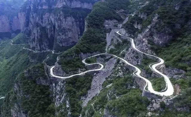 太行大峡谷挂壁公路自驾,郭亮太行大峡谷路线图