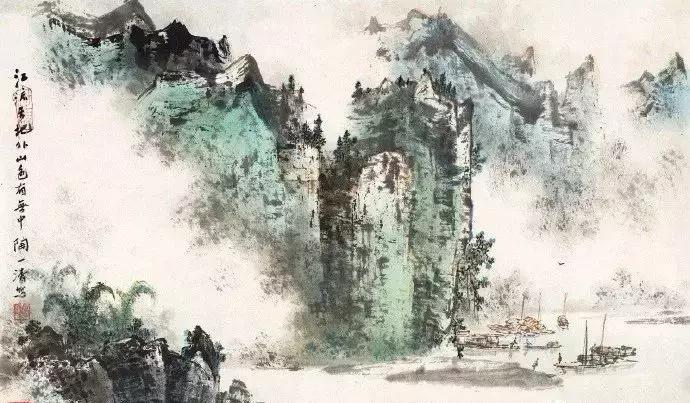 一组高清唯美的山水画收藏欣赏,美国大都会收藏明清山水画欣赏