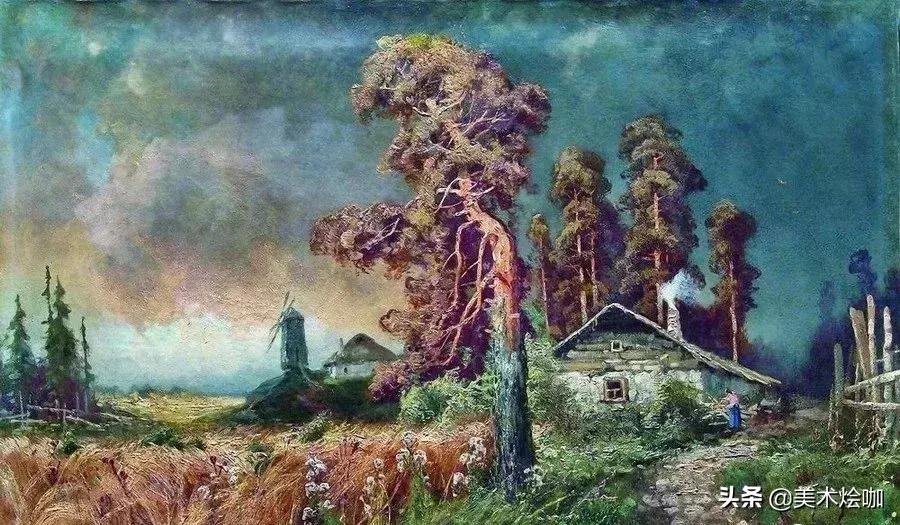 俄罗斯画家的风景油画,俄罗斯画家的油画艺术美到极致