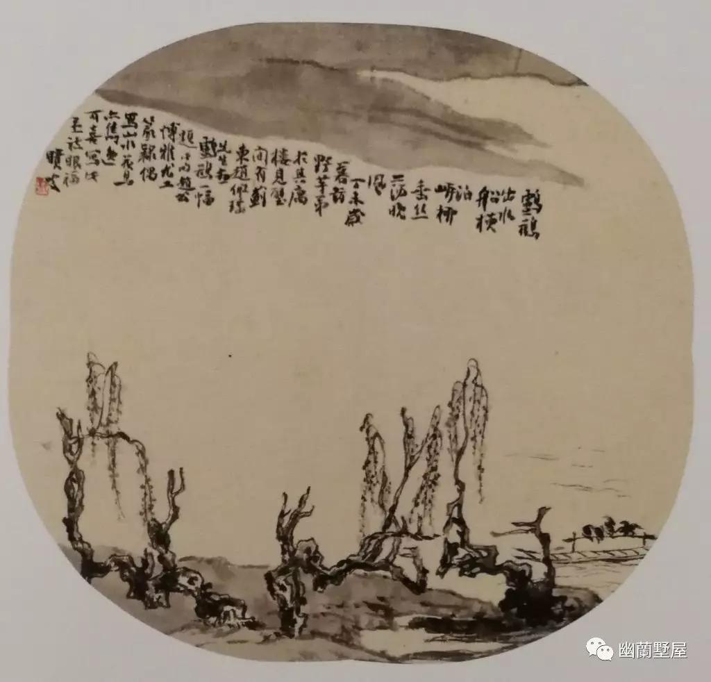 梁崎先生的山水画作品欣赏,当代著名书画大师梁崎作品鉴赏
