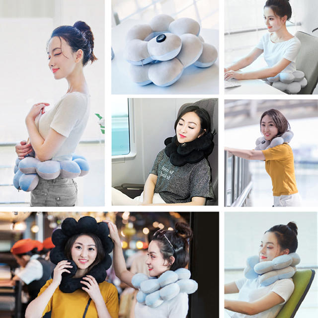 天气冷也不怕，这款可热敷的云颈枕，让你和颈椎寒凉、疲累说拜拜