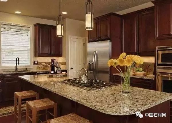 厨房多色台面,最流行的厨房大理石台面