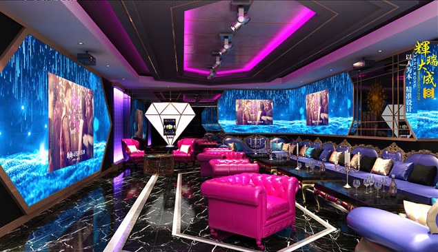 藏西ktv,辉瑞大成娱乐空间ktv设计