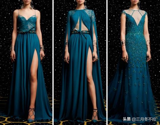 欧洲奢华礼服,中东风格的服装