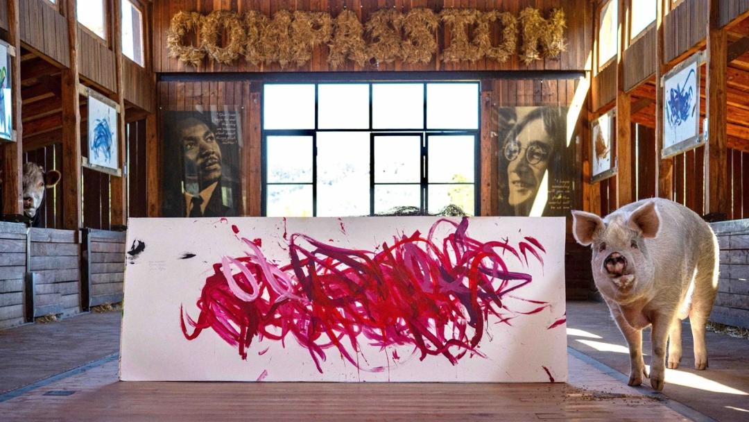 老鼠画画作品逼真,老鼠画画作品