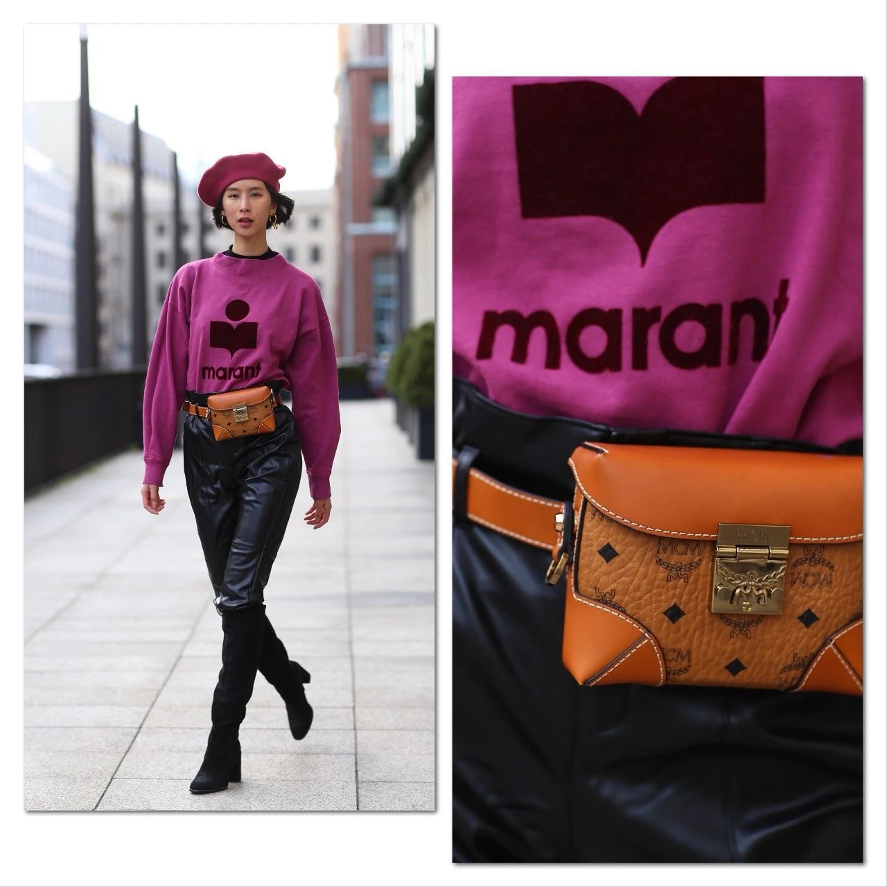 大衣配的包包,穿大衣腰包怎么背