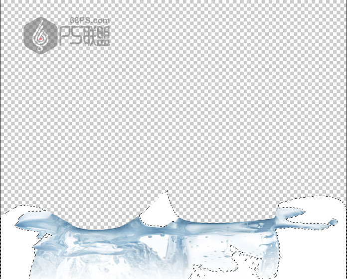ps不透明冰块的制作方法,ps抠取透明冰块